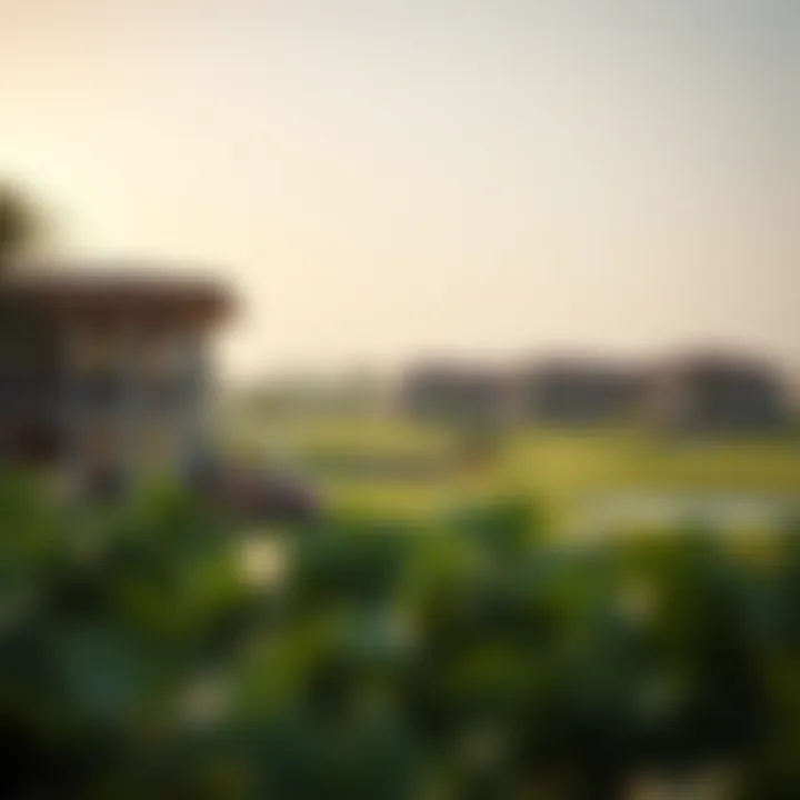 Overview of community amenities including golf course and recreational areas