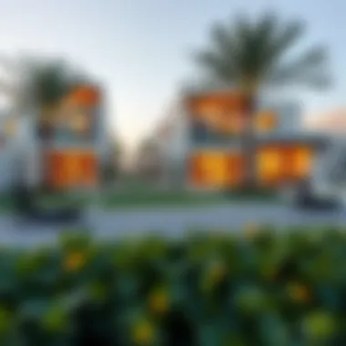 Modern architectural design of residential properties at Emaar South