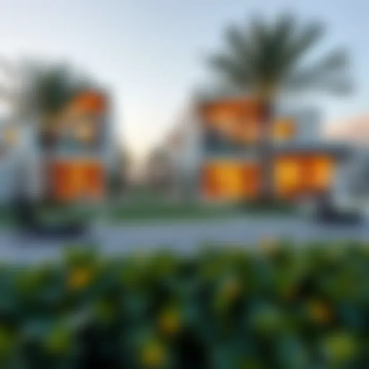 Modern architectural design of residential properties at Emaar South