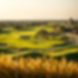 Scenic view of Emaar South Golf Links showcasing lush greens and fairways
