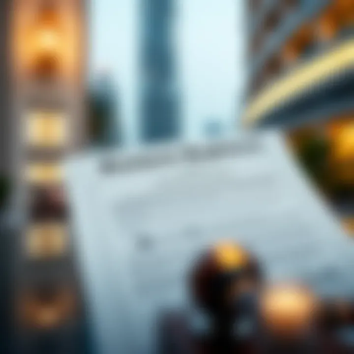 Understanding Legal Requirements in Dubai A legal document symbolizing business registration