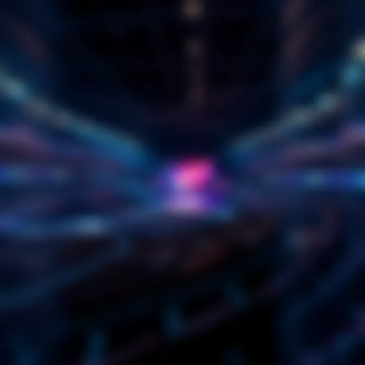 Optimal viewing areas in Etihad Arena during a concert