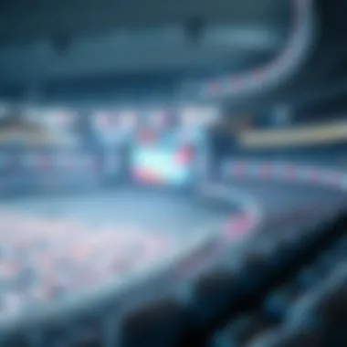 Seating layout diagram of Etihad Arena for concerts