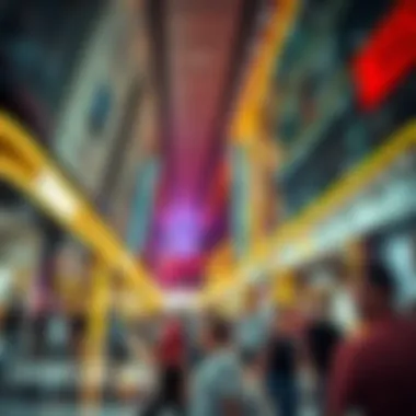 Visitor engagement and activities at Barsha Mall