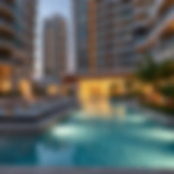 Exclusive amenities offered in a Dubai Marina apartment complex