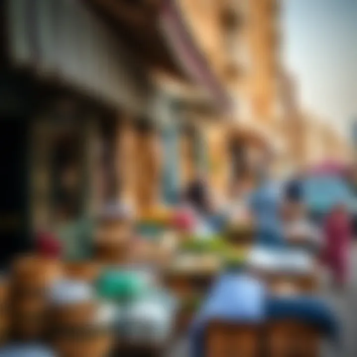 Local Market Scene in Al Warqa Local market scene in Al Warqa