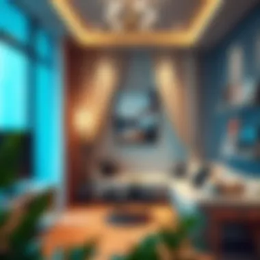 Stylish 1 BHK Apartment Interior Stylish 1 BHK apartment interior