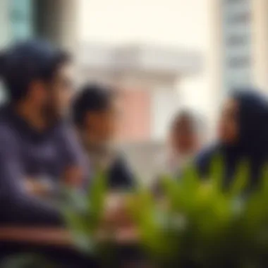 Parents discussing education options in Dubai