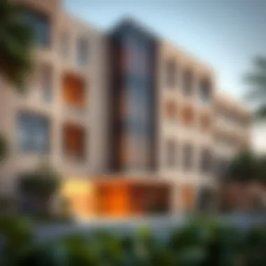 School building showcasing modern architecture at economical fees