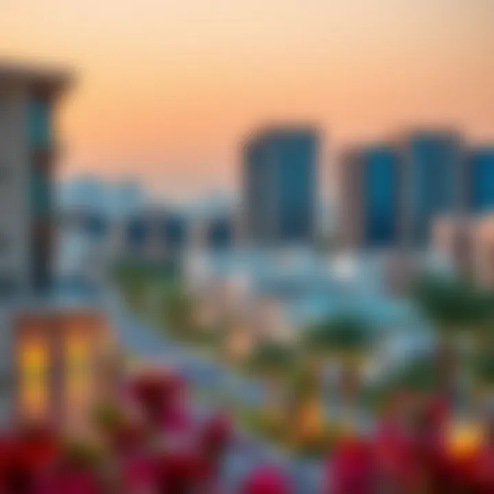 Surrounding neighborhoods highlighting local architecture near Al Barsha South Park