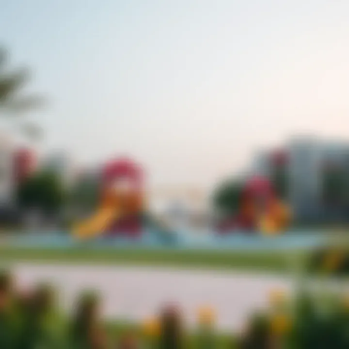 Play areas and recreational facilities in Al Barsha South Park