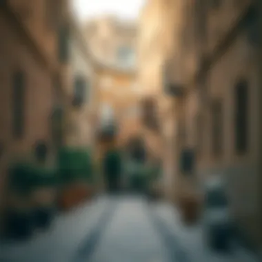 Exploring the Tranquil Alleys of Al Fahidi A serene alleyway in Al Fahidi with historical buildings