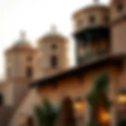 Traditional architecture of Al Fahidi showcasing wind towers