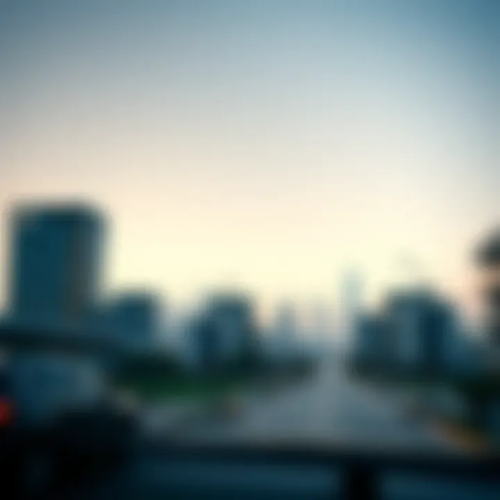 Skyline view of Al Jaddaf showcasing modern architecture