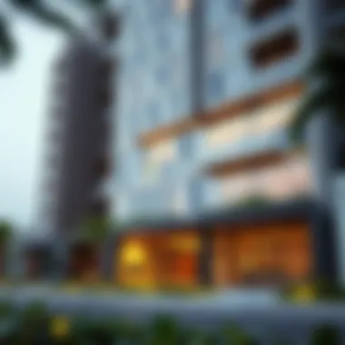 Stunning exterior view of Al Noor Building 3 showcasing modern architecture