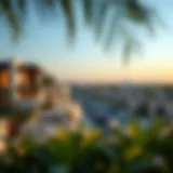 Scenic view of Al Quoz neighborhood showcasing modern architecture