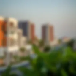 Scenic view of Al Rigga neighborhood showcasing modern architecture