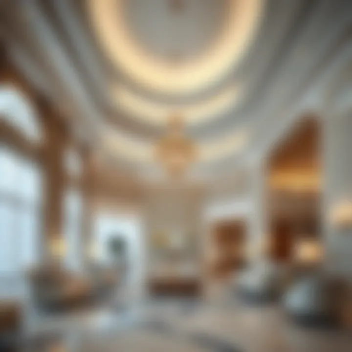 Interior design of Al Wafra Square