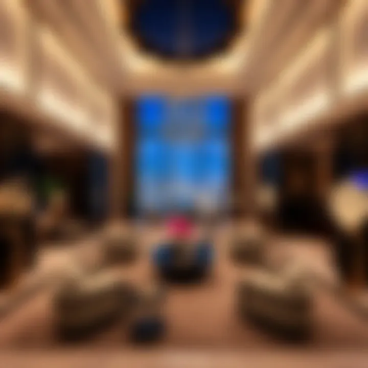 Interior of الواحة سنتر highlighting luxurious amenities