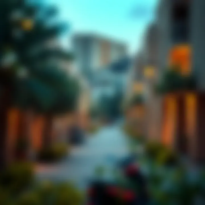 Vibrant Al Wasl Neighborhood Vibrant Al Wasl Neighborhood with Lush Greenery