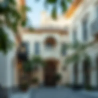 Charming traditional architecture in Deira blending with contemporary structures