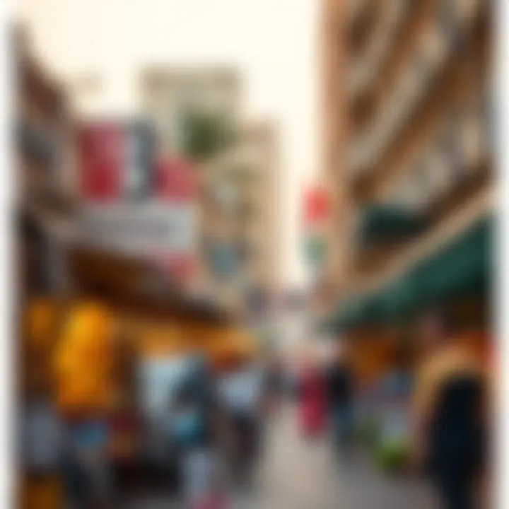 Local amenities and bustling markets representing Deira's vibrant community life