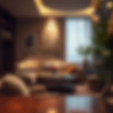 A cozy apartment interior illustrating rental options available in Deira