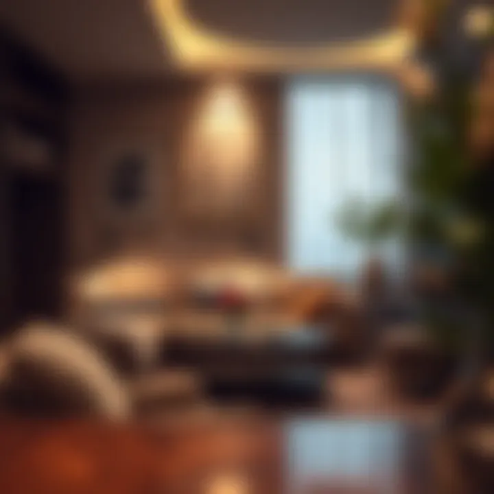 A cozy apartment interior illustrating rental options available in Deira