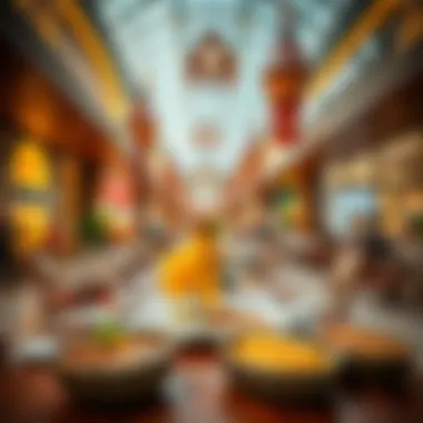 Dining options at Arabian Center Mall featuring diverse cuisines