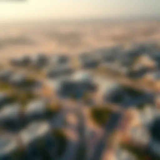 Stunning aerial view of Arabian Ranches 3 showcasing the expansive layout and modern architecture