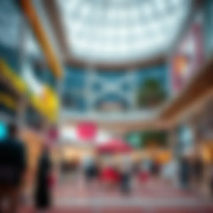 Community events taking place at Aswaaq Community Mall, highlighting local engagement
