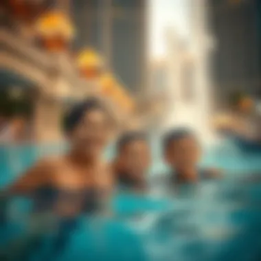 Family enjoying a unique aquatic experience at Atlantis Dubai