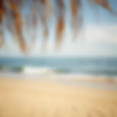 Serene Beach View A serene beach with golden sands and gentle waves