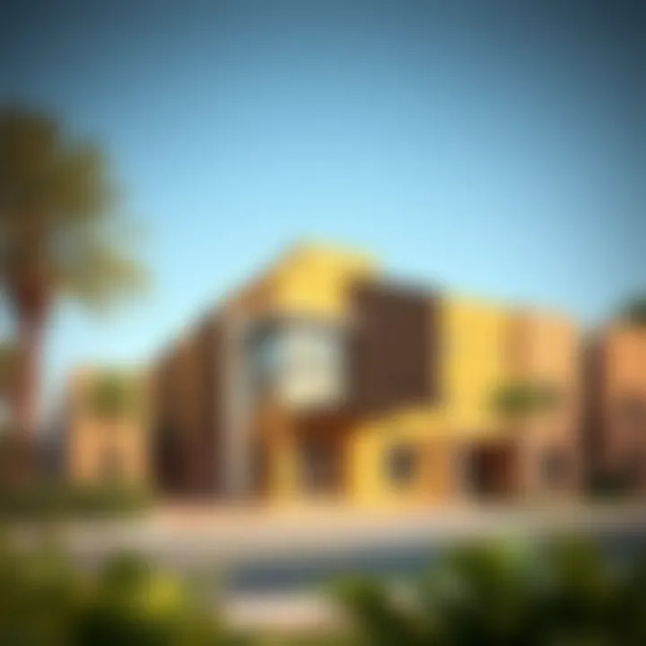 Diverse building materials shown in Ras Al Khor