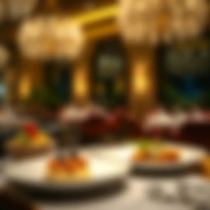 Culinary Artistry at برج العرب مطعم Gourmet dish presentation at برج العرب مطعم highlighting culinary artistry