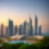 Luxurious skyline view of Dubai showcasing Damac Properties developments
