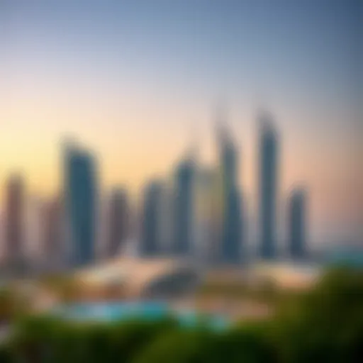 Luxurious skyline view of Dubai showcasing Damac Properties developments