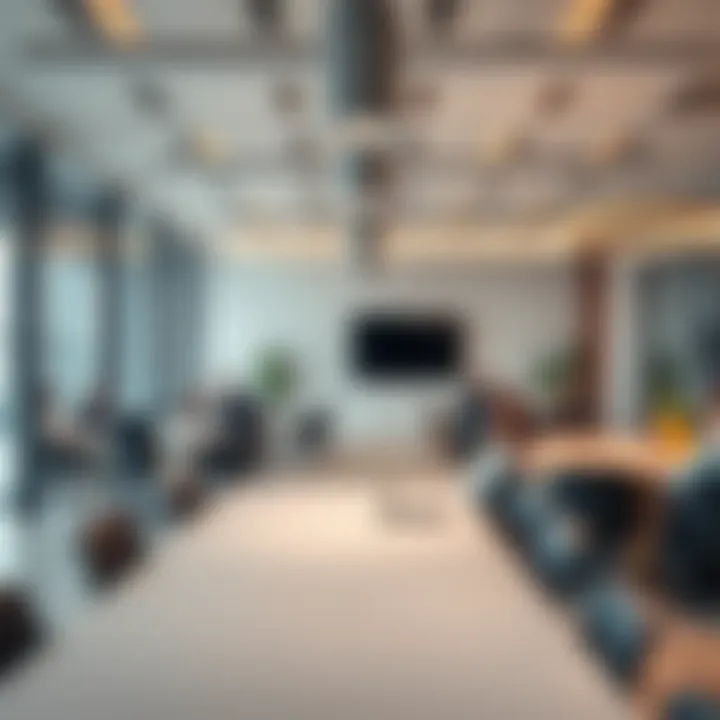 Modern office interior at Damac Properties highlighting collaboration