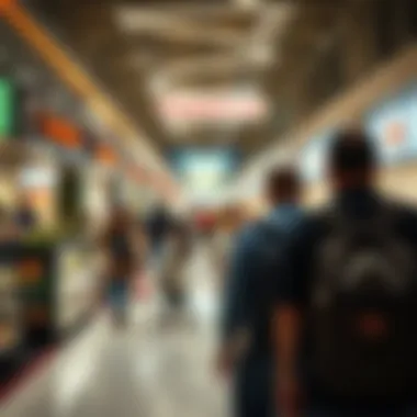 Community Shopping Experience at Carrefour Families shopping together at Carrefour