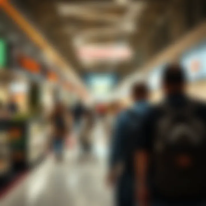 Community Shopping Experience at Carrefour Families shopping together at Carrefour