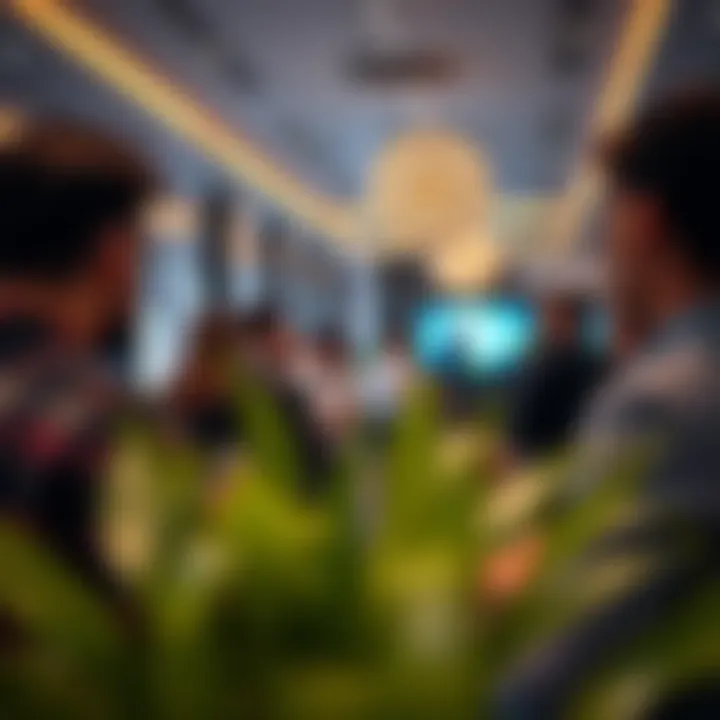 Networking event in a media company within Dubai Studio City