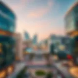 Aerial view of Deira City Centre showcasing its modern architecture