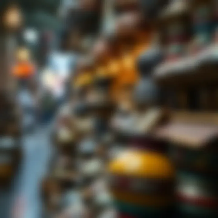 Artisan crafts displayed beautifully, highlighting local craftsmanship and artistry