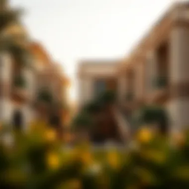 Overview of the prime location of Ellington Villas in Dubai