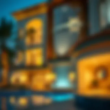 Luxury Property Spotlight at Emarat Auctions Close-up of a luxury property available for auction