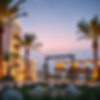 Vibrant community spaces designed for residents on Falcon Island