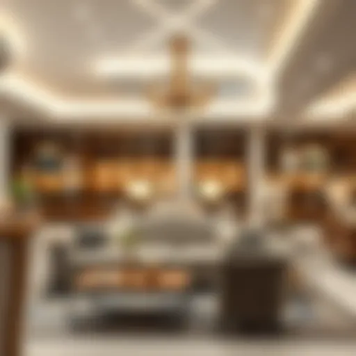 Interior view of Home Centre showcasing elegant furniture displays