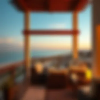 Scenic Balcony View from a Dubai Holiday Home Scenic view from a Dubai holiday home balcony