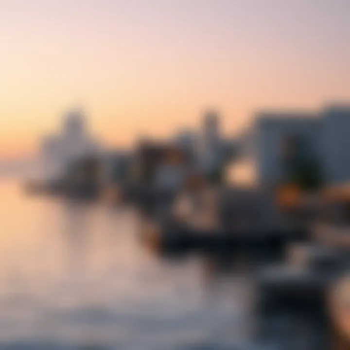 Luxurious waterfront properties surrounding Lake Dubai