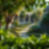 Serene landscape of Mankhool Park showcasing lush greenery